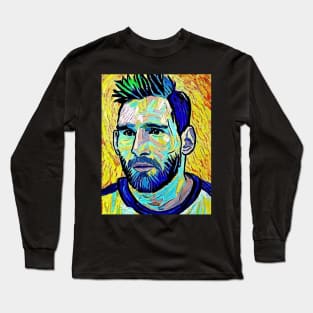 Messi Art Tshirt Long Sleeve T-Shirt